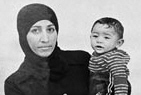 Manal Ghanem et son enfant