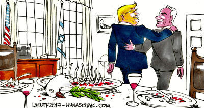 Bildergebnis für latuff netanyahu trump